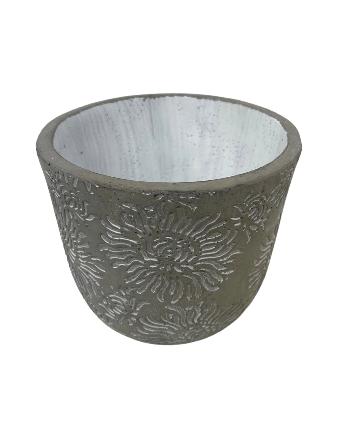 Sun Cement Pot - The Garden Corner