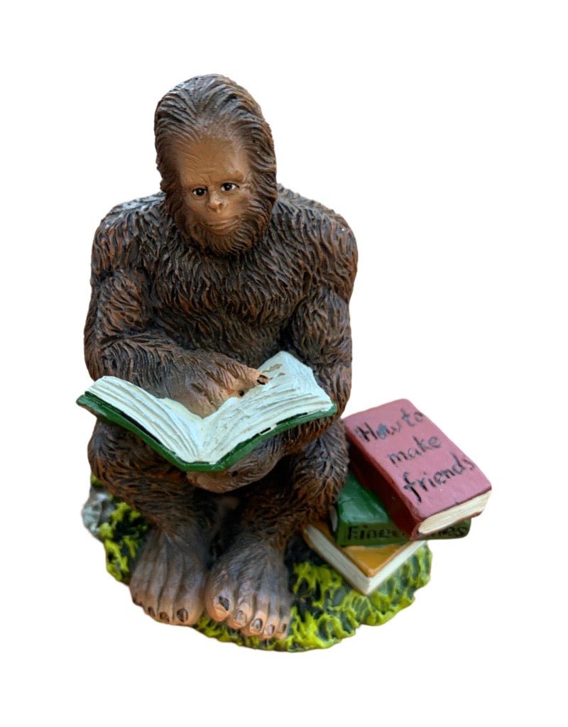 Fairy Sasquatch Reading - Outdoor Living