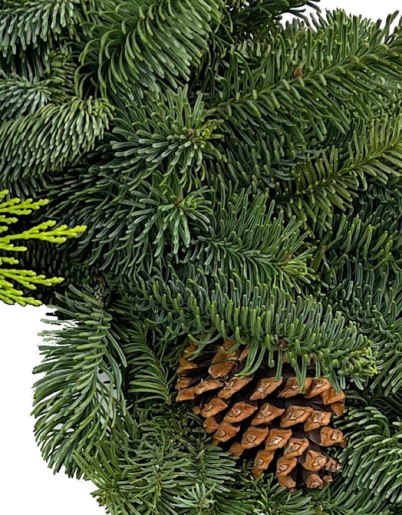 Holiday Greenery Wreath Round - The Garden Corner