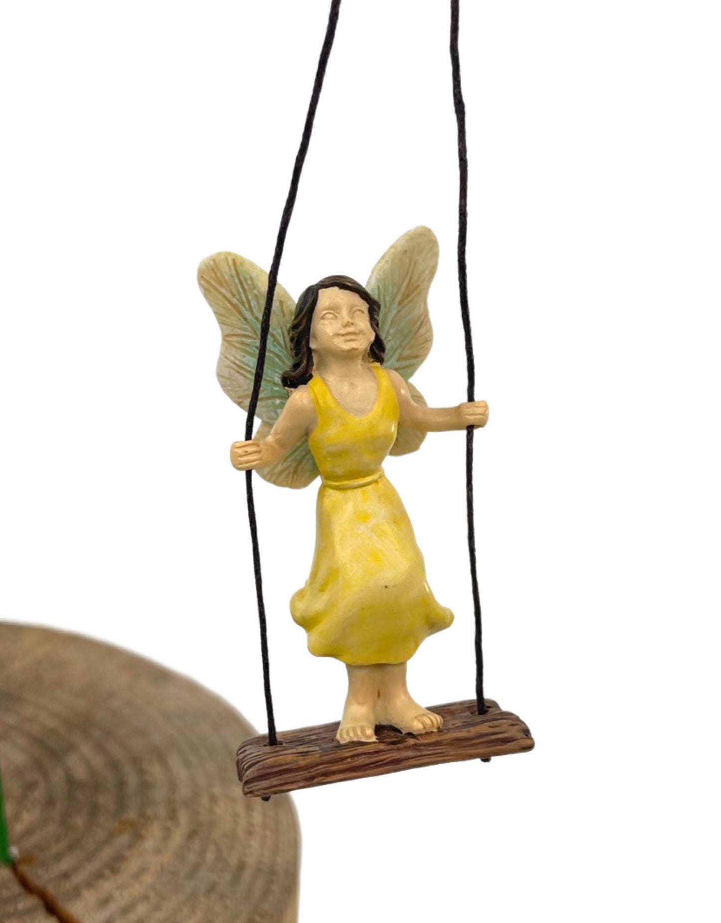 Fairy Standing on Swing - The Garden Corner