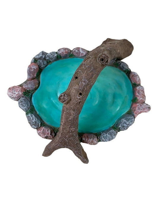 Fairy Log Bridge Pond - The Garden Corner