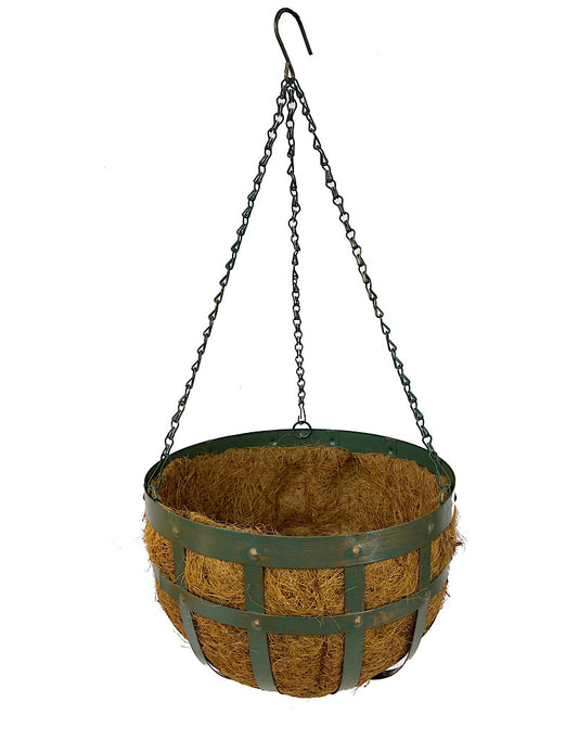 Industrial Hanging Basket 14 Inch - Outdoor Living