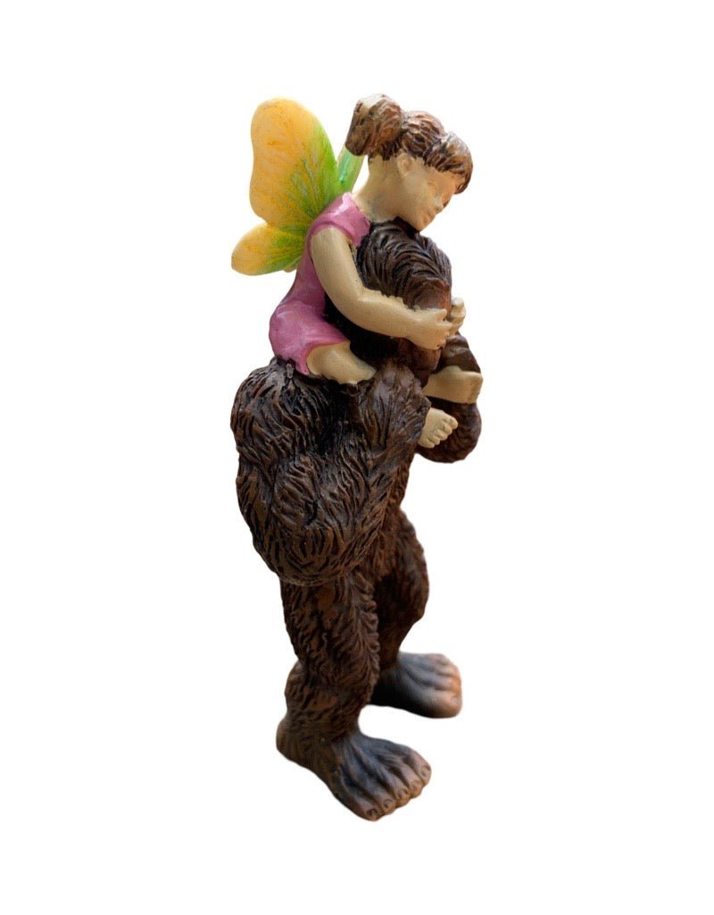 Fairy Sasquatch Piggy - Back Ride - The Garden Corner