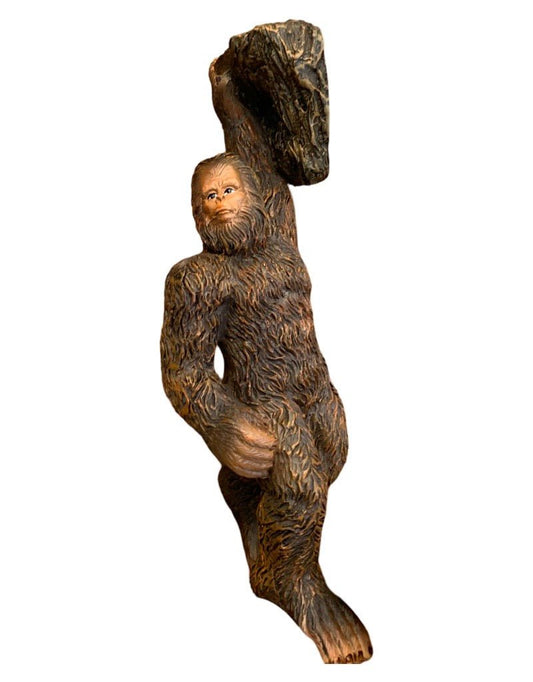 Fairy Sasquatch Hanging on Rock - The Garden Corner