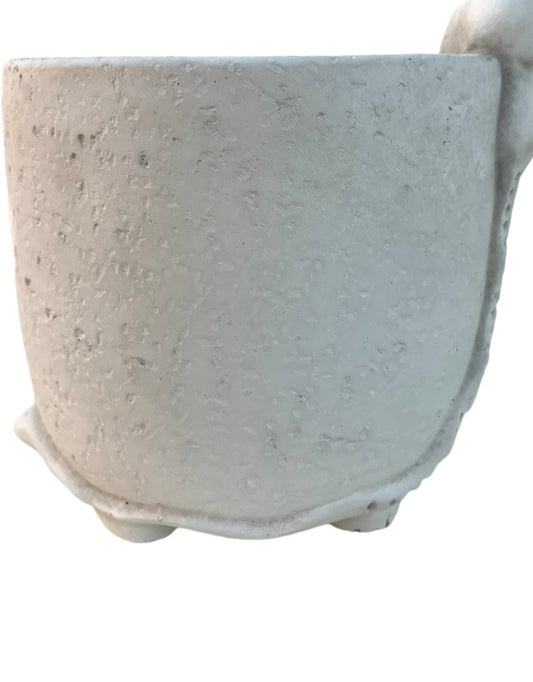 Concrete Snail Pot - The Garden Corner