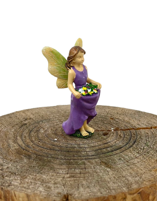 Fairy with Skirt Full of Flowers - The Garden Corner