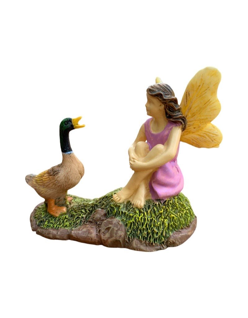 Fairy Duck Conversation - The Garden Corner