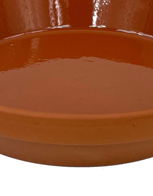 Glazed Terracotta Saucer - The Garden Corner
