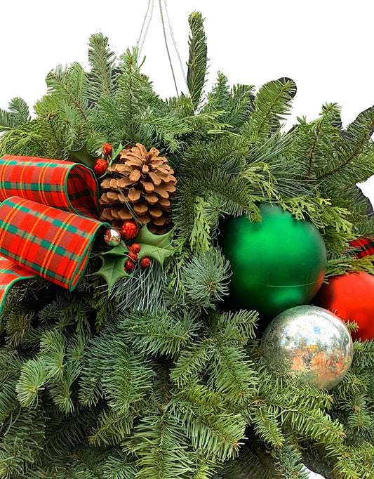 Designer Holiday Basket #4 - Christmas Greens