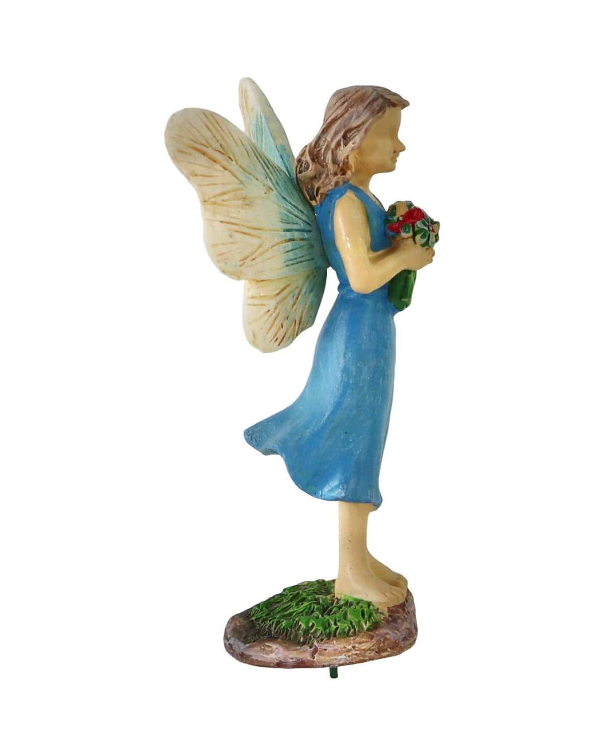 Fairy with Wildflower Bouquet - Outdoor Living