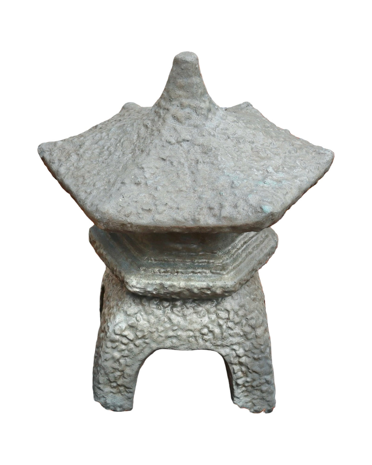 Squat Concrete Japanese Lantern - Outdoor Living