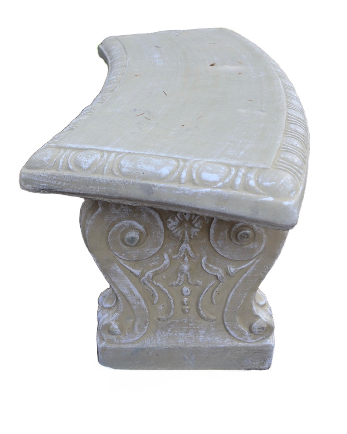 Curved Sculpted Bench - Outdoor Living