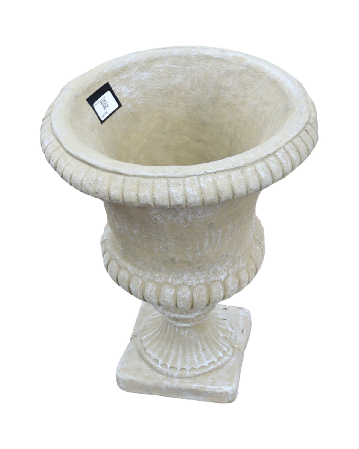 Simple Concrete Urn Planter - Pottery