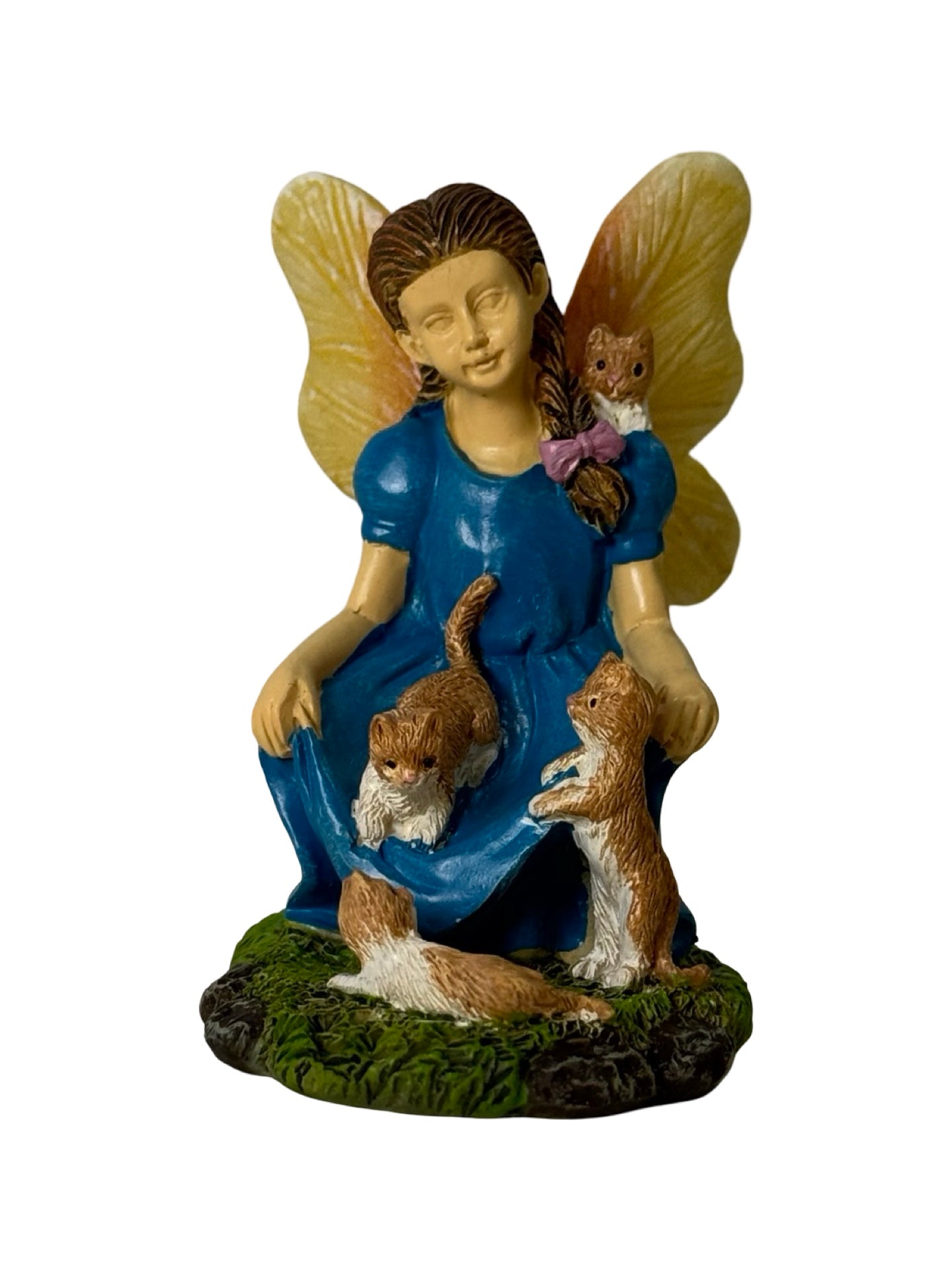 Fairy Playing with Kittens - Outdoor Living