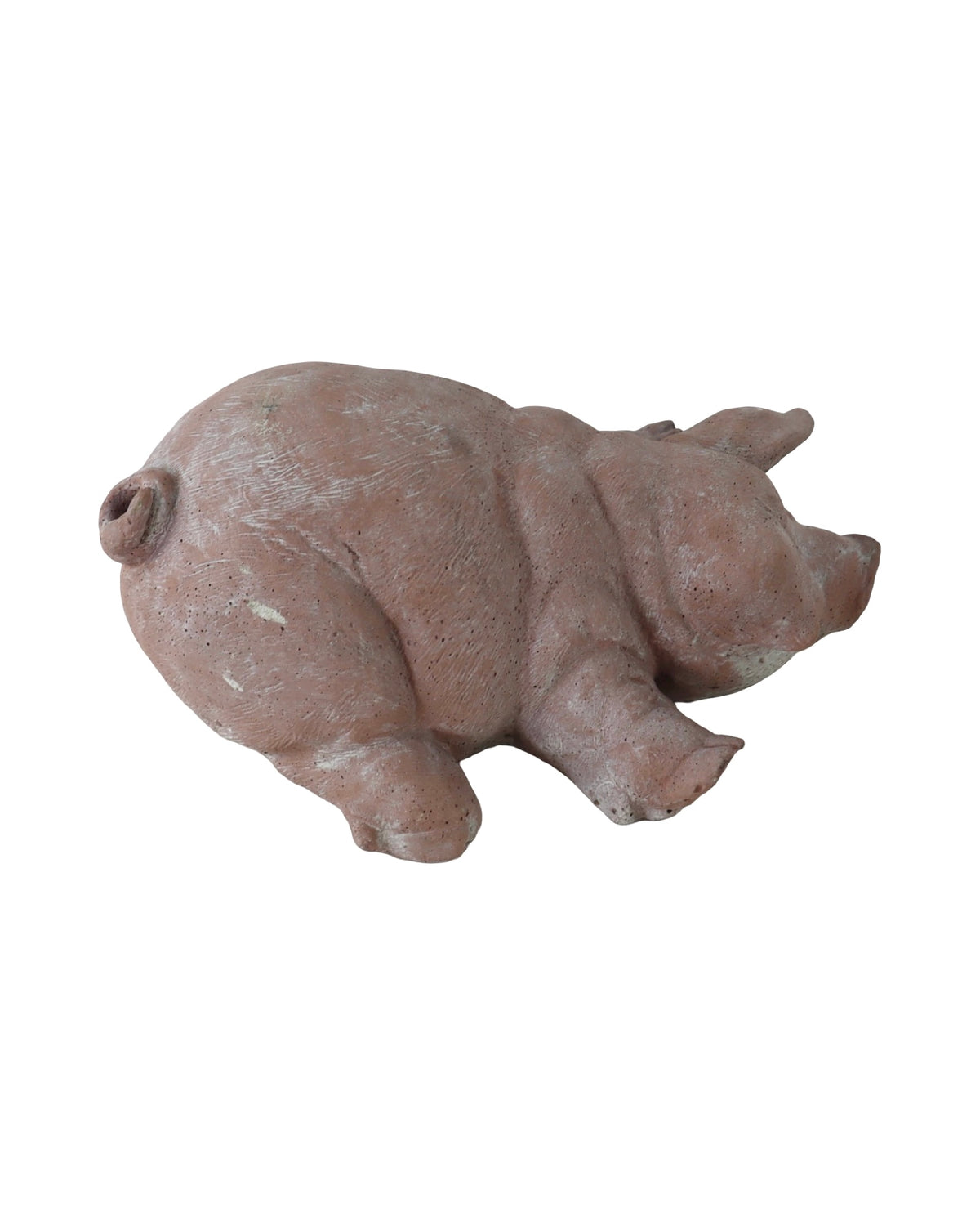 Concrete Pig on Stomach - Outdoor Living