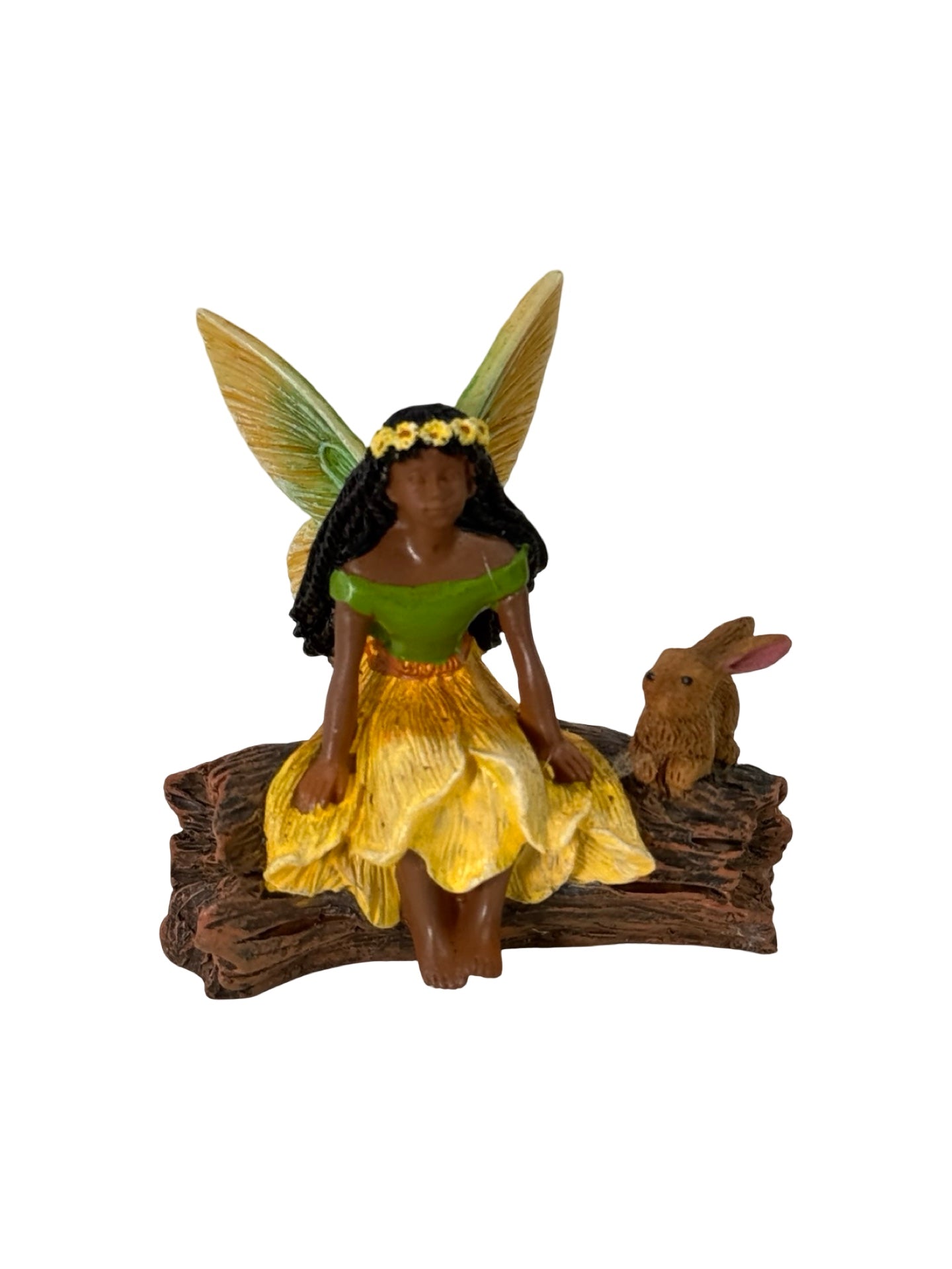 Fairy and Friends on Log - Outdoor Living