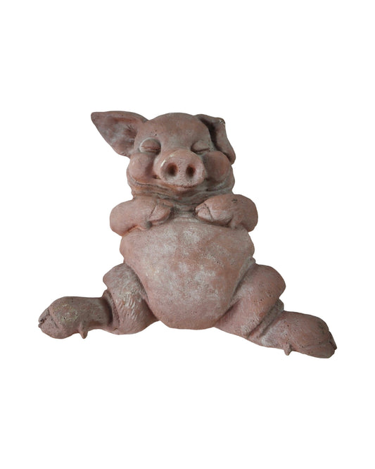 Concrete Napping Pig - Outdoor Living