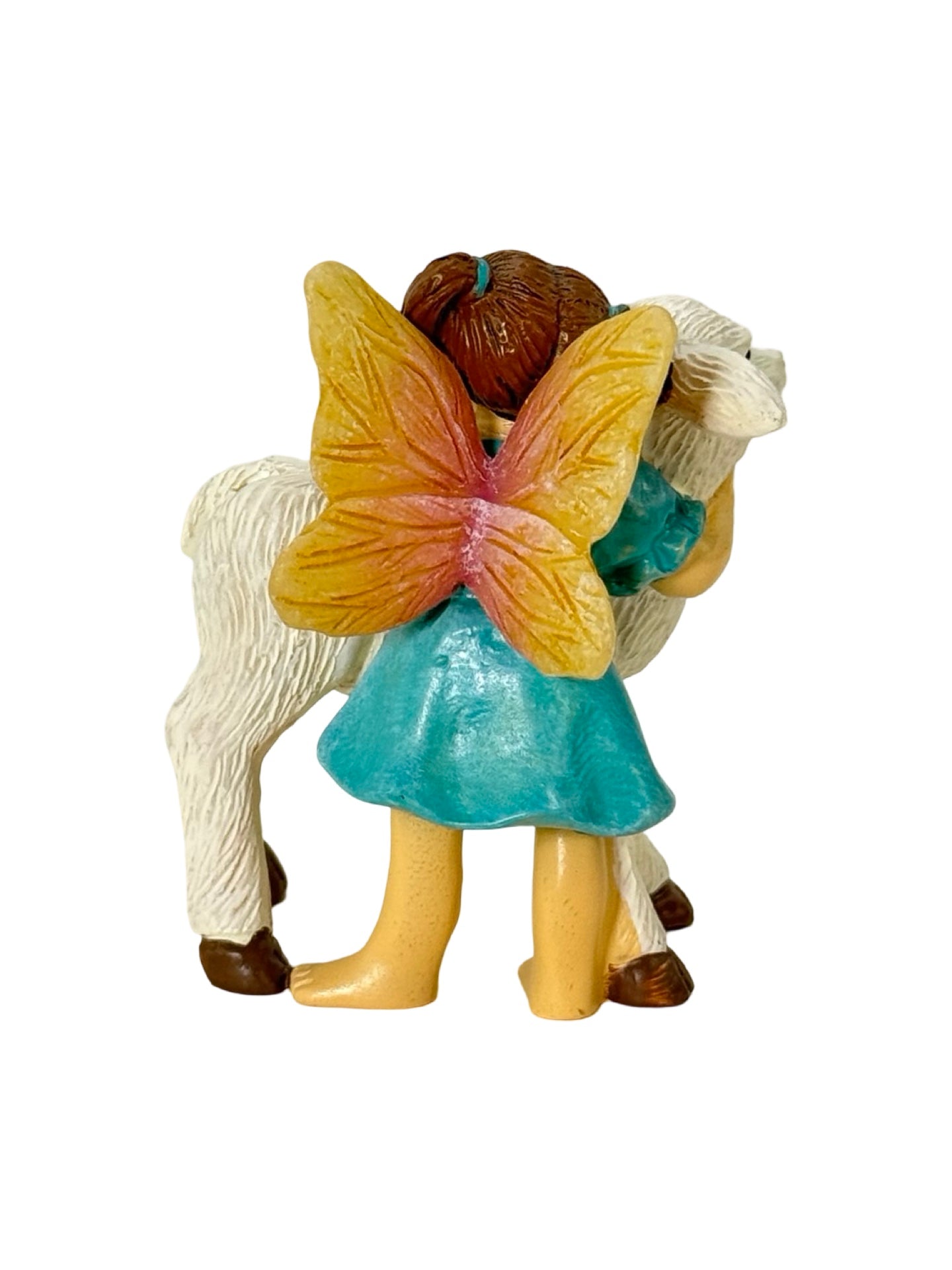 Fairy Hugging Lamb - Outdoor Living