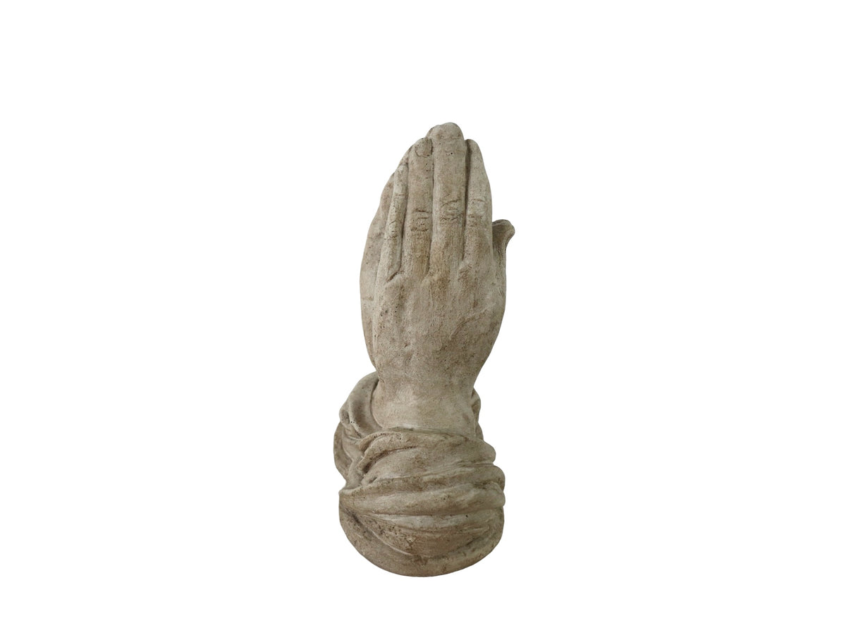 Concrete Hands in Prayer - Outdoor Living