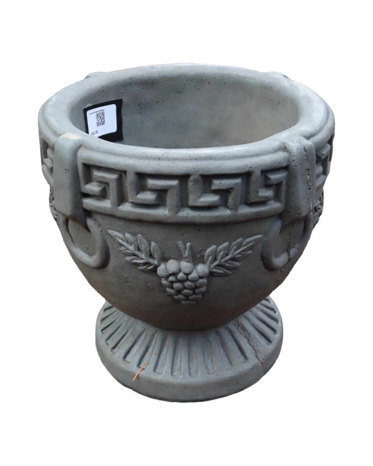 Concrete Grecian Planter - Pottery