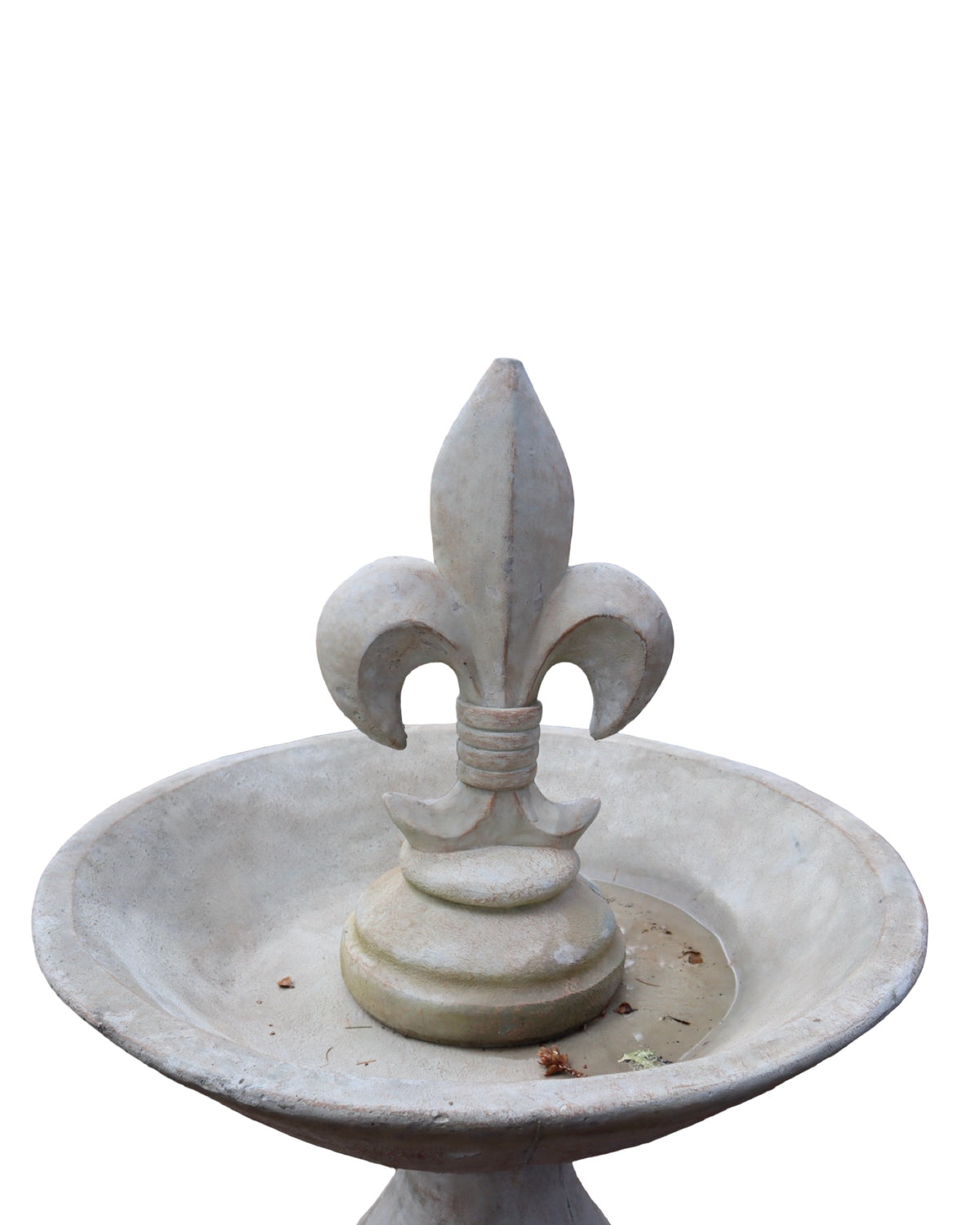 Concrete Fleur de Lis Fountain - Outdoor Living