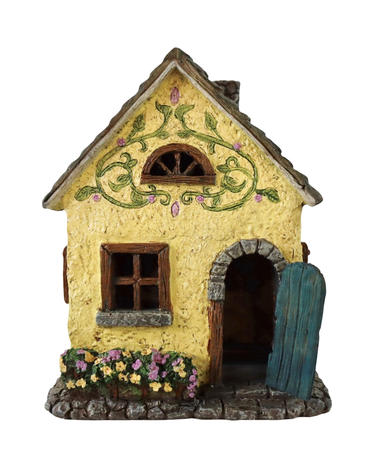 Fairy Stucco House w/Vine Decoration - Outdoor Living
