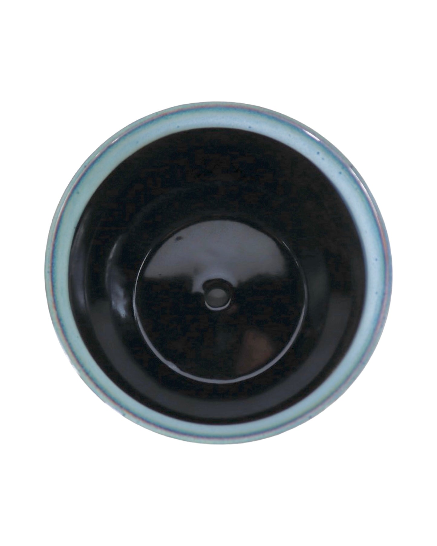 Etched Planter/Attached Saucer - Pottery