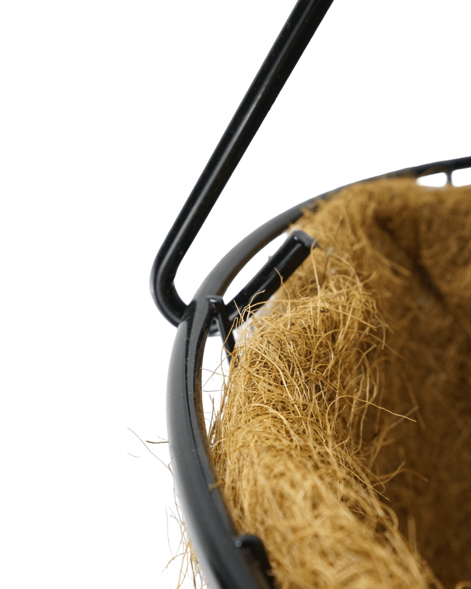 Black Grid Hanging Basket - The Garden Corner