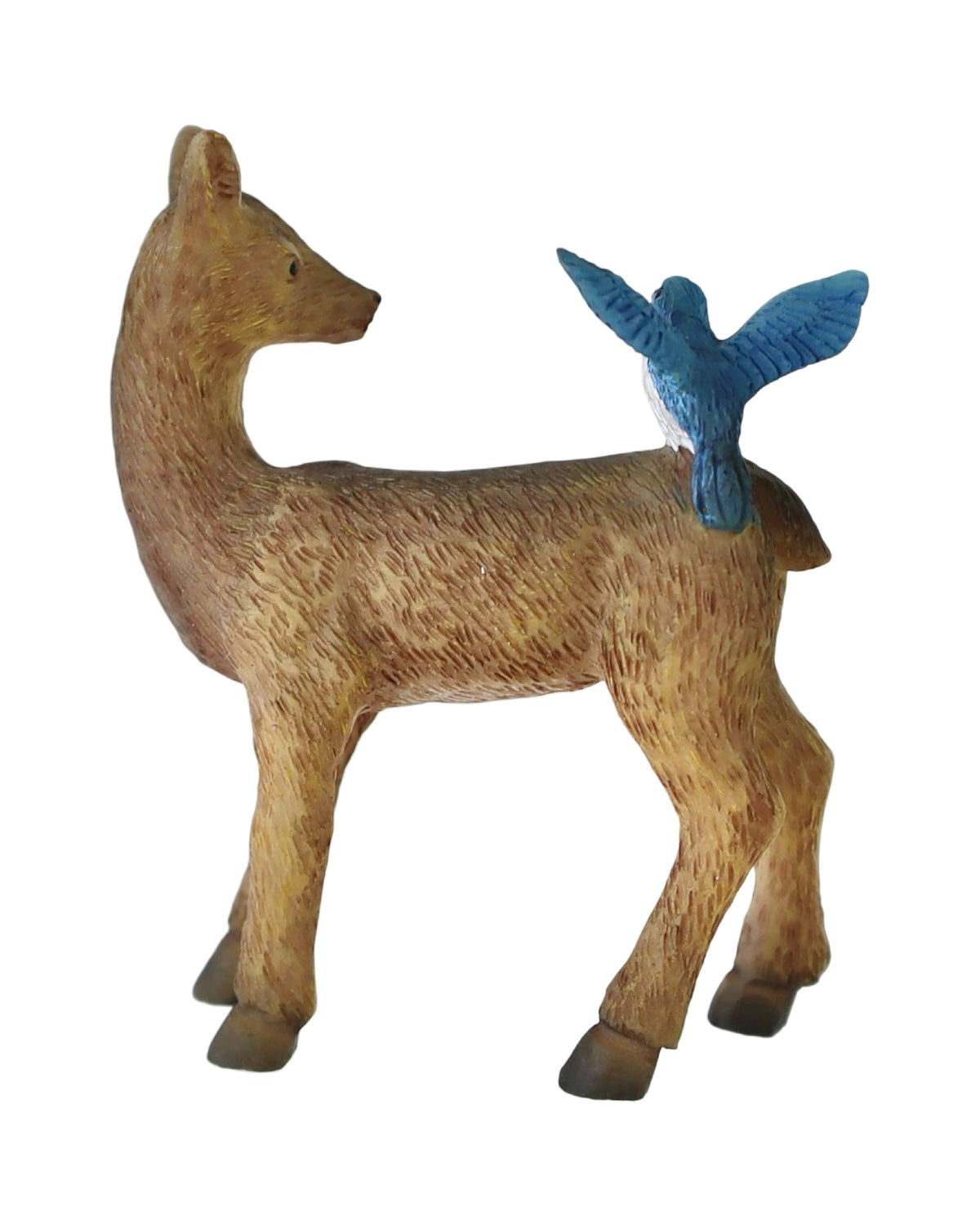 Fairy Deer with Bluebird - Outdoor Living
