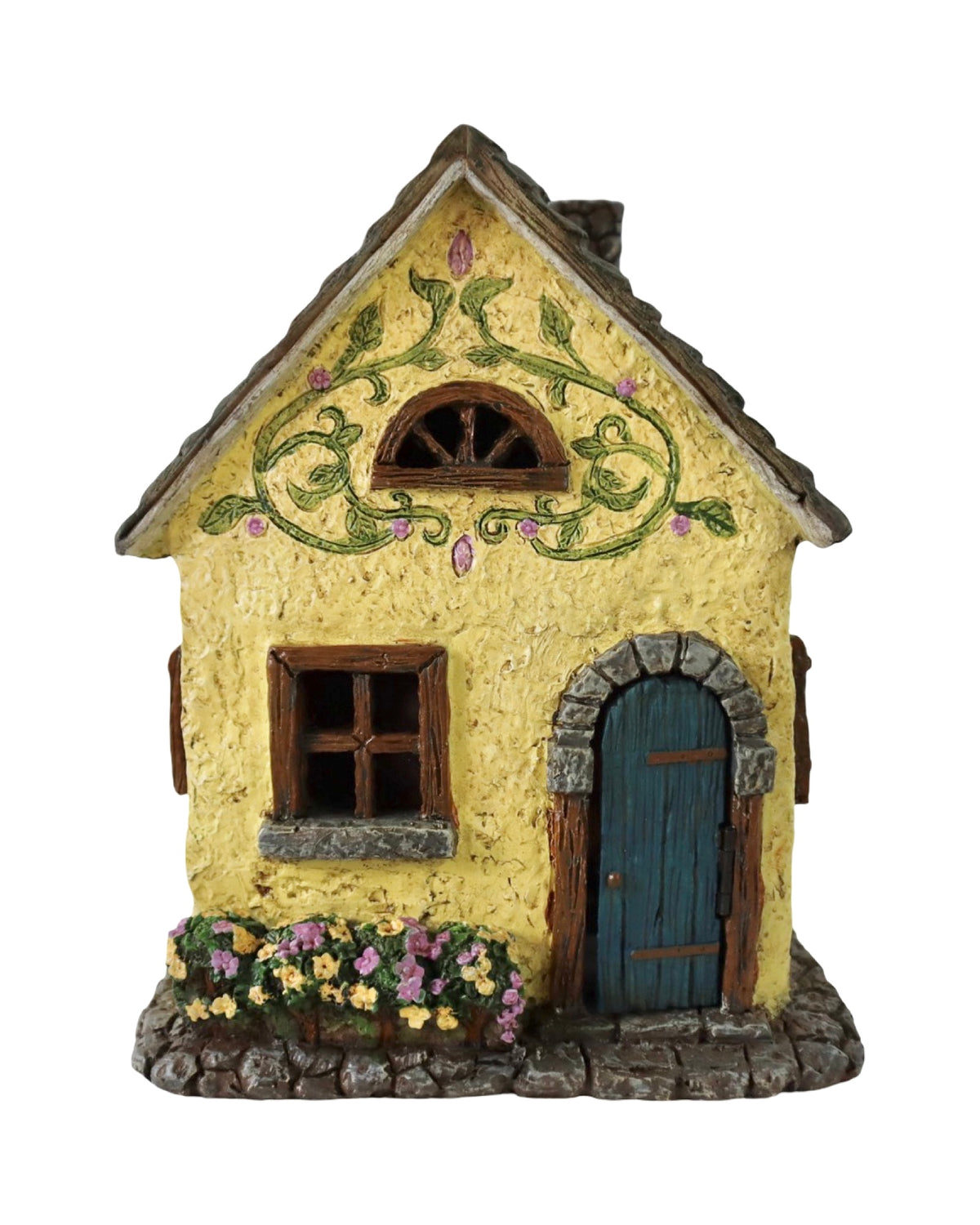 Fairy Stucco House w/Vine Decoration - Outdoor Living