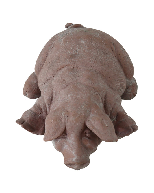 Concrete Pig on Stomach - Outdoor Living