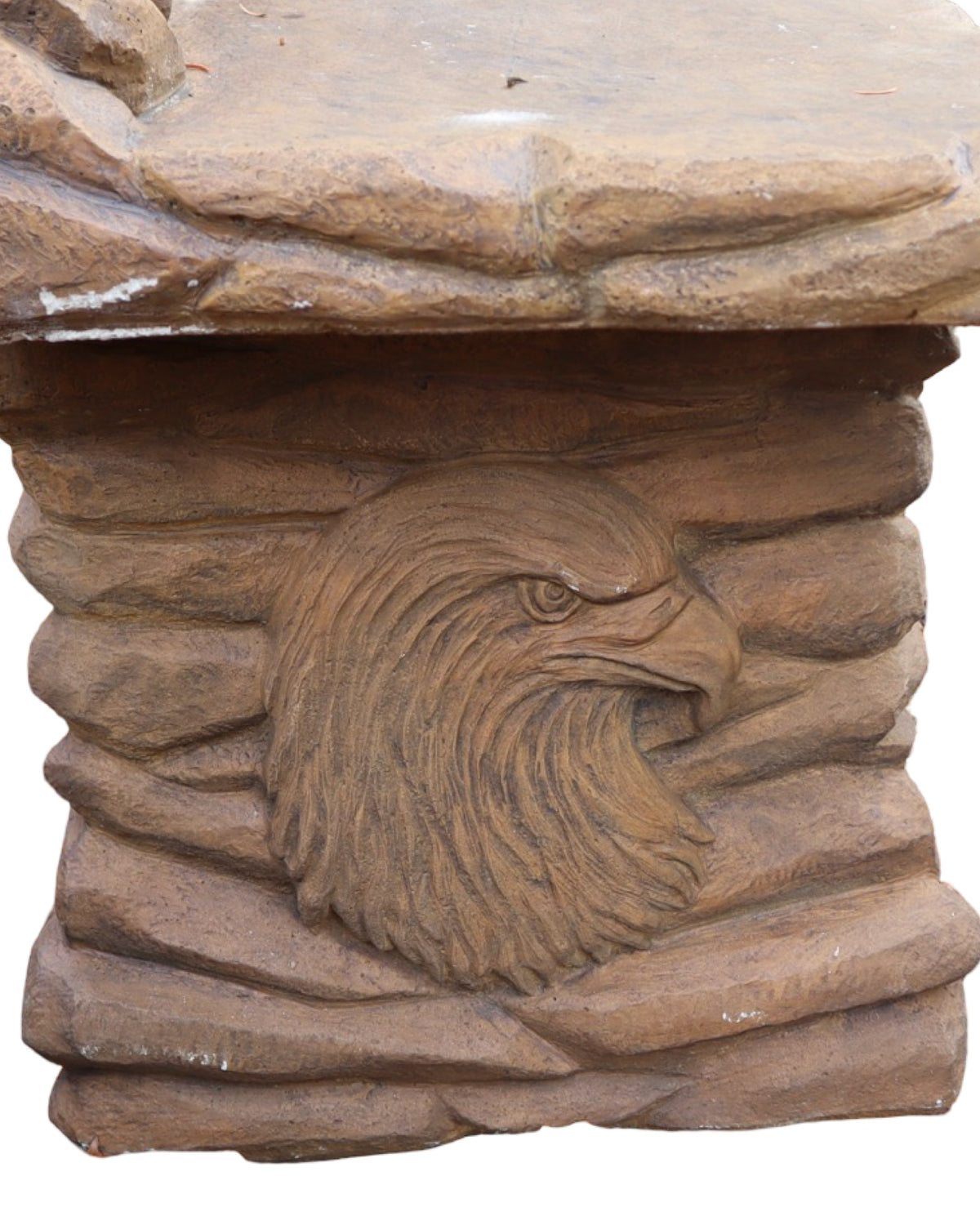 Concrete Eagle Bench - Outdoor Living