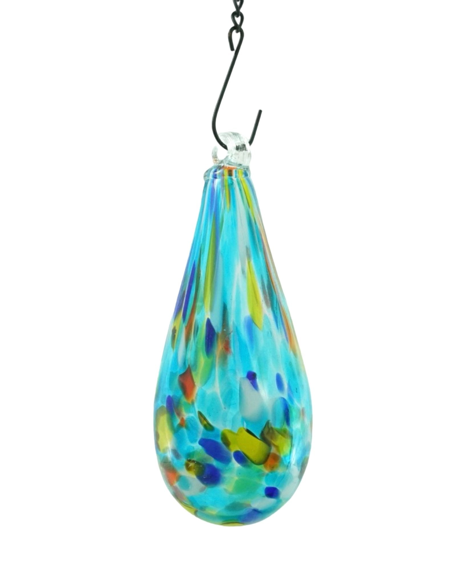 Glass Hanging Teardrop - The Garden Corner