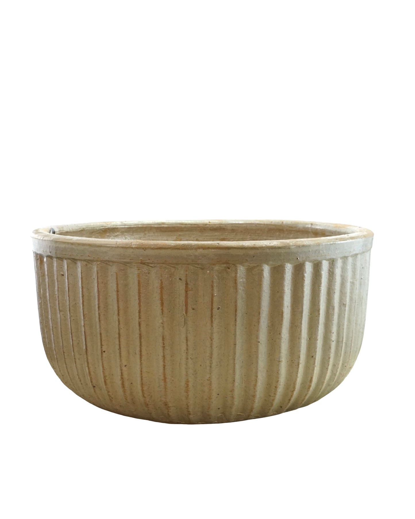 Striped Ceramic Planter