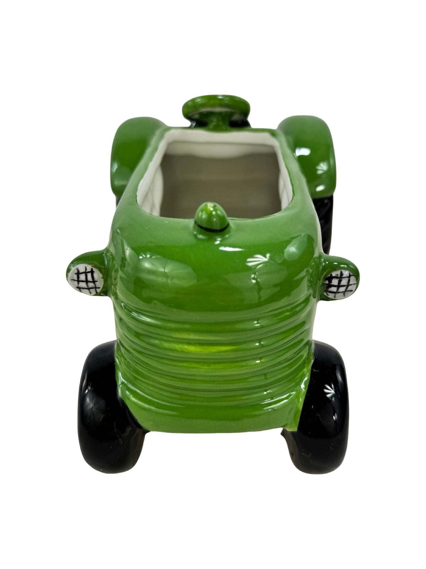 Green Tractor Planter - Pottery