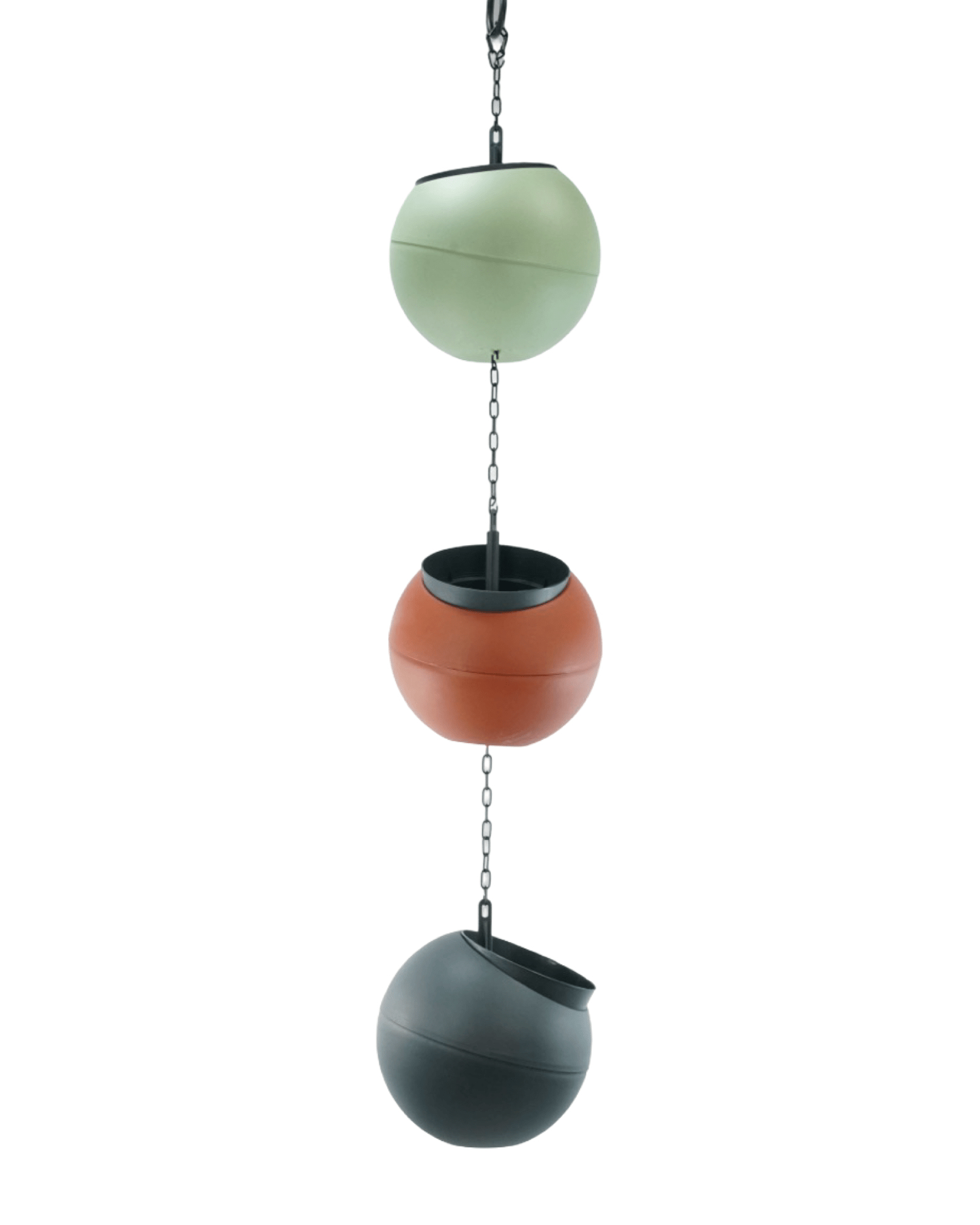 hanging orb sphere garden planter Hanging Globe Planter – The Garden Corner