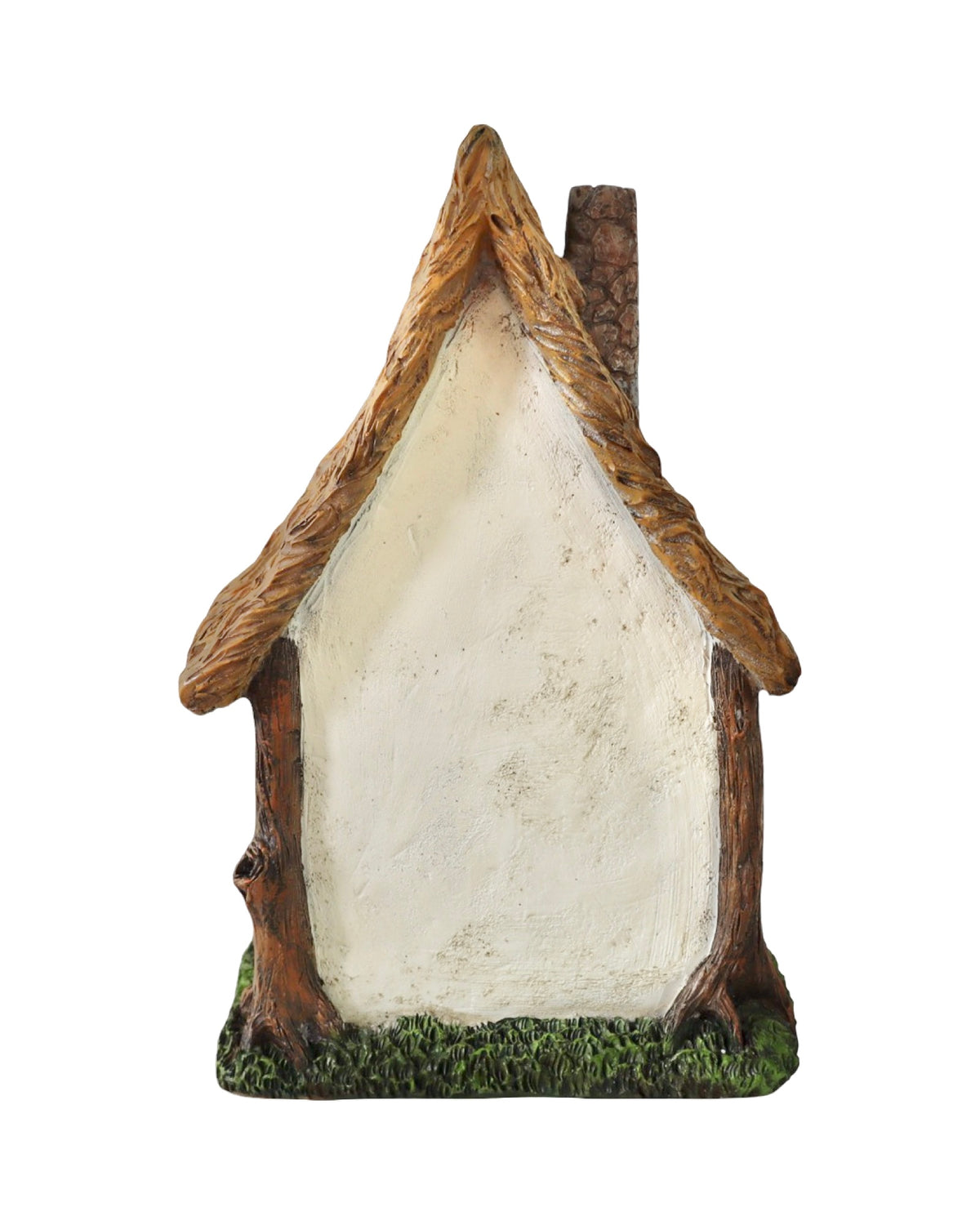 Fairy House Thatched Roof, Red Door - Outdoor Living
