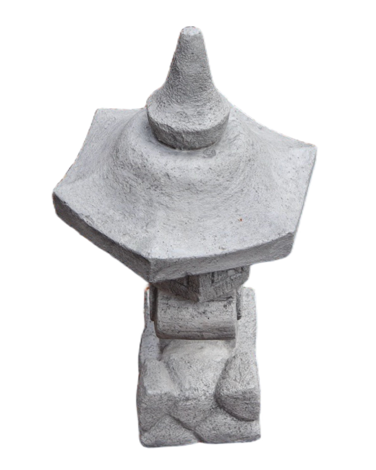 Concrete Angled Lantern - Outdoor Living