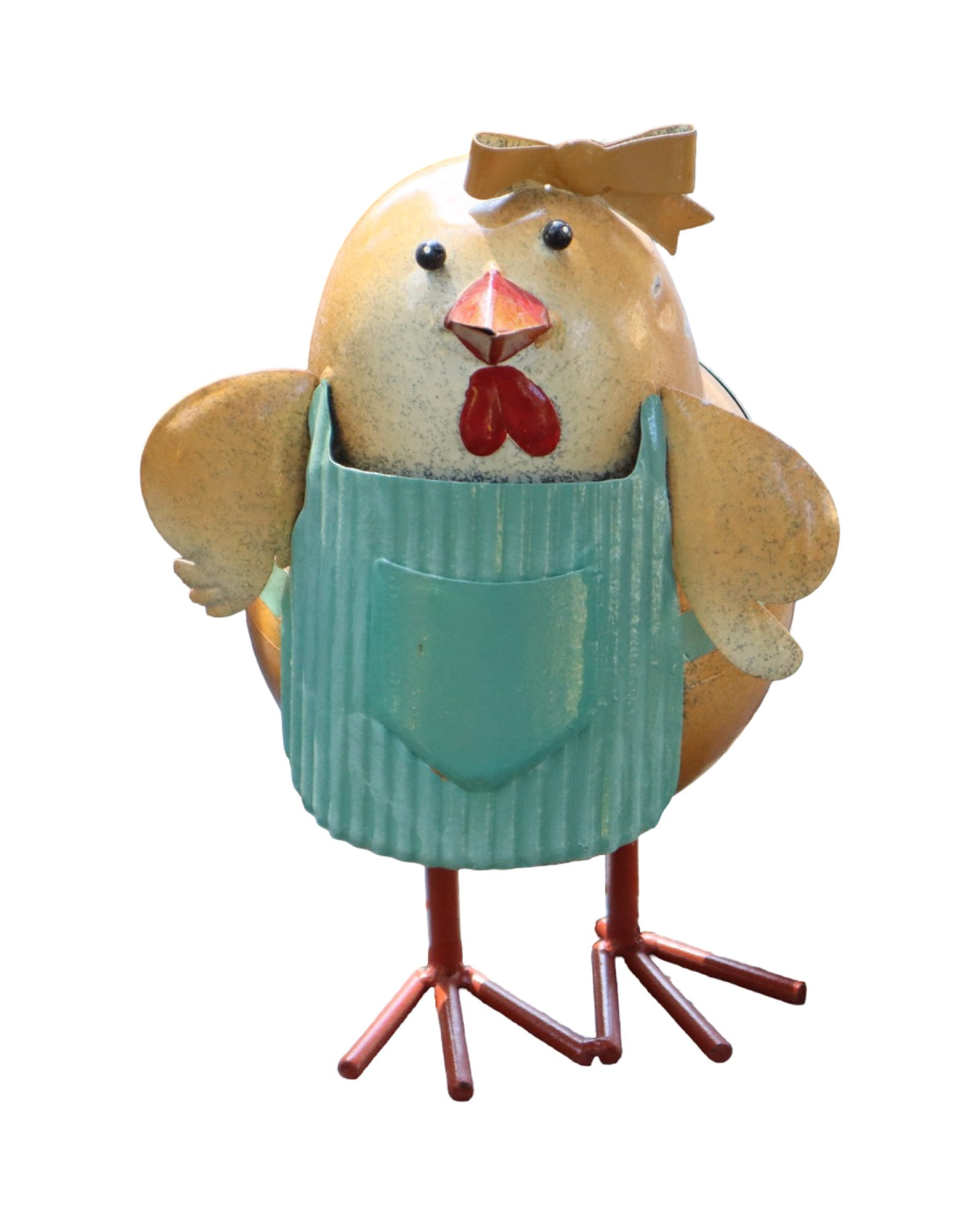 Metal Chick in Apron - Outdoor Living