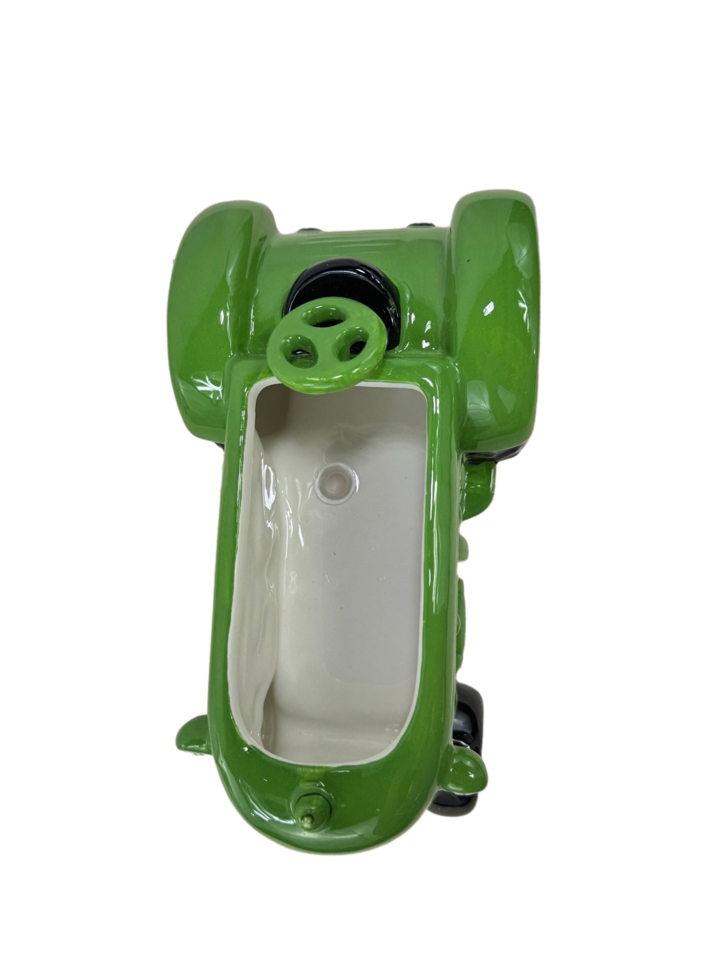 Green Tractor Planter - Pottery