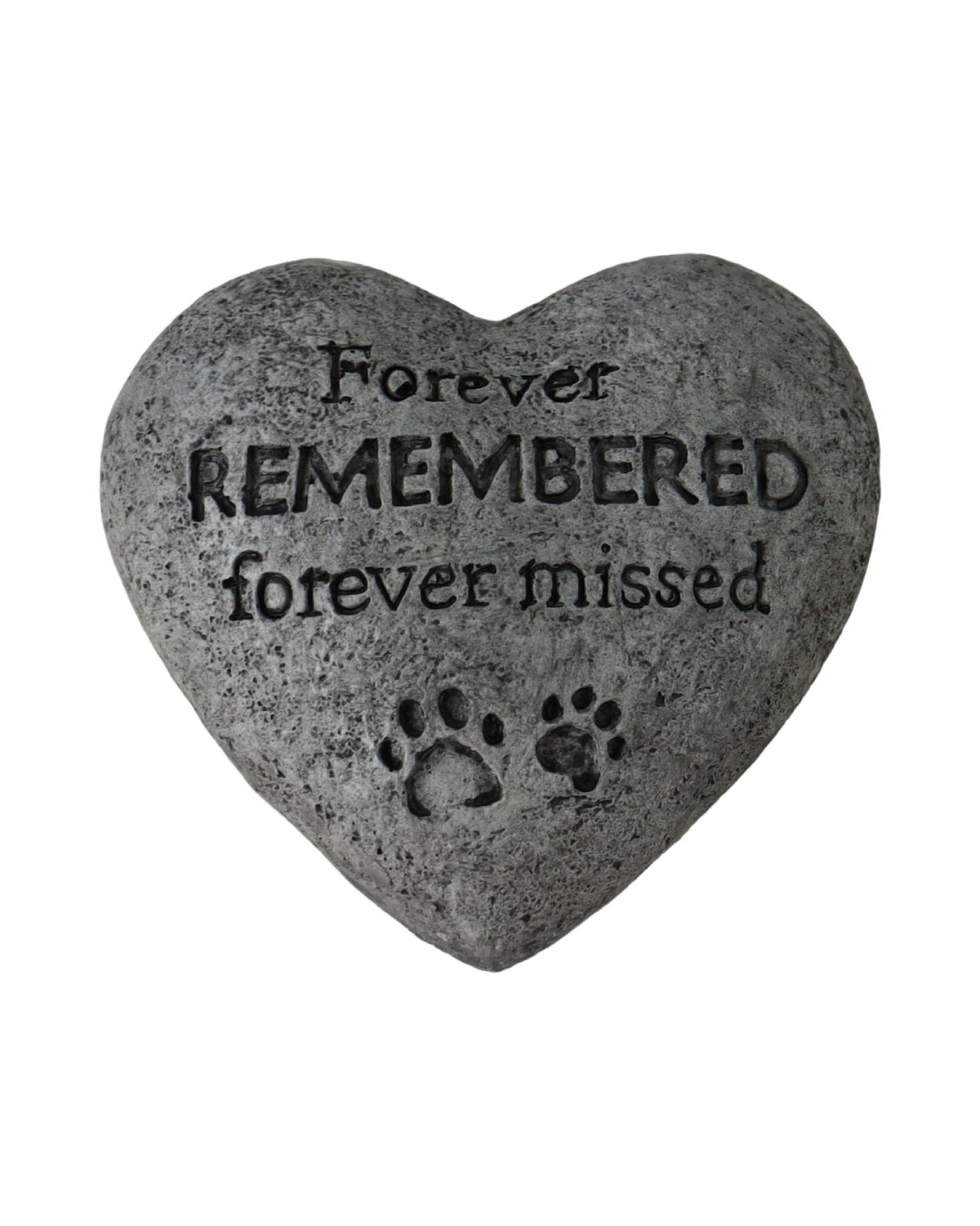 Concrete Remembrance Heart - Outdoor Living