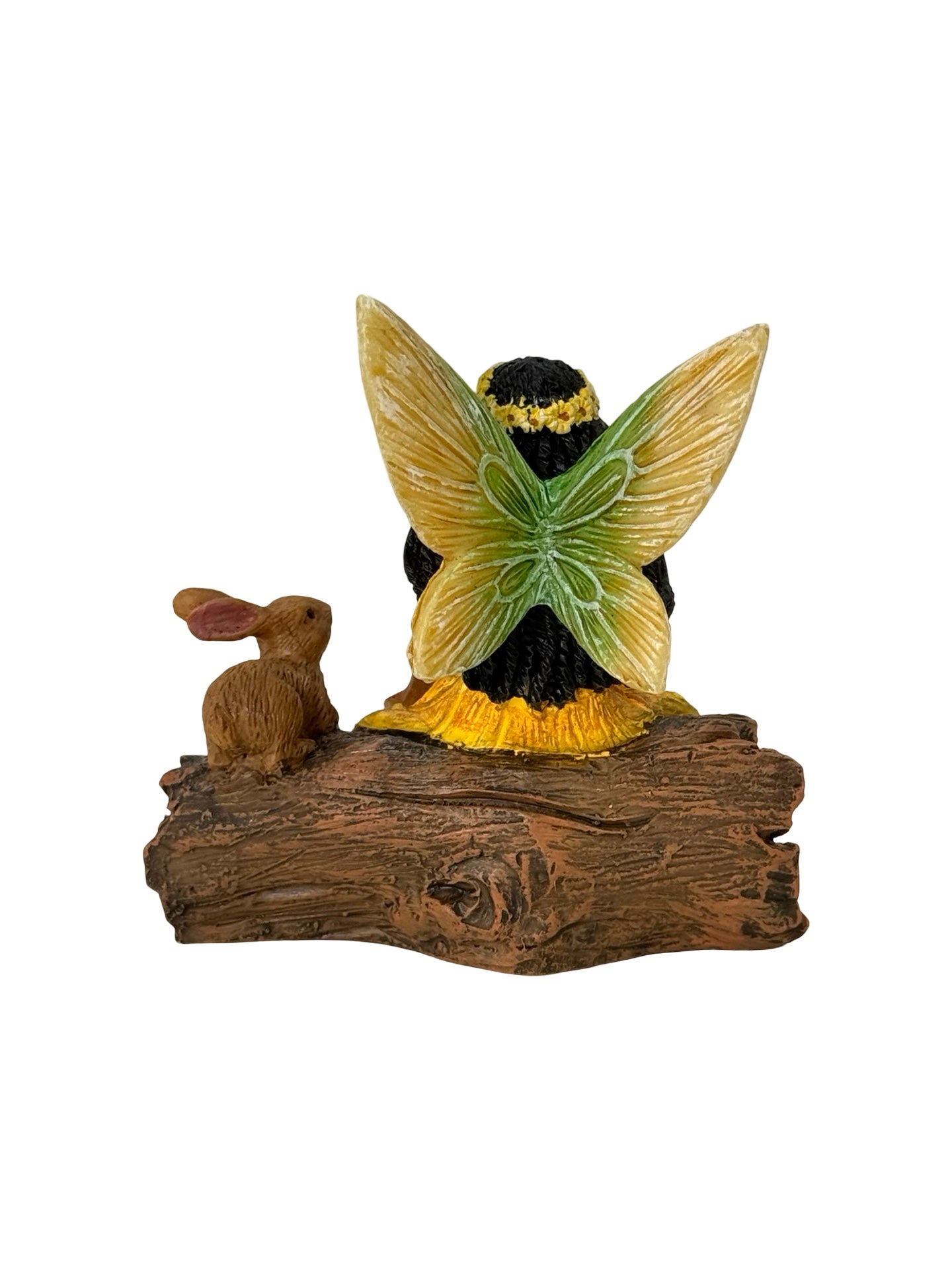 Fairy and Friends on Log - Outdoor Living