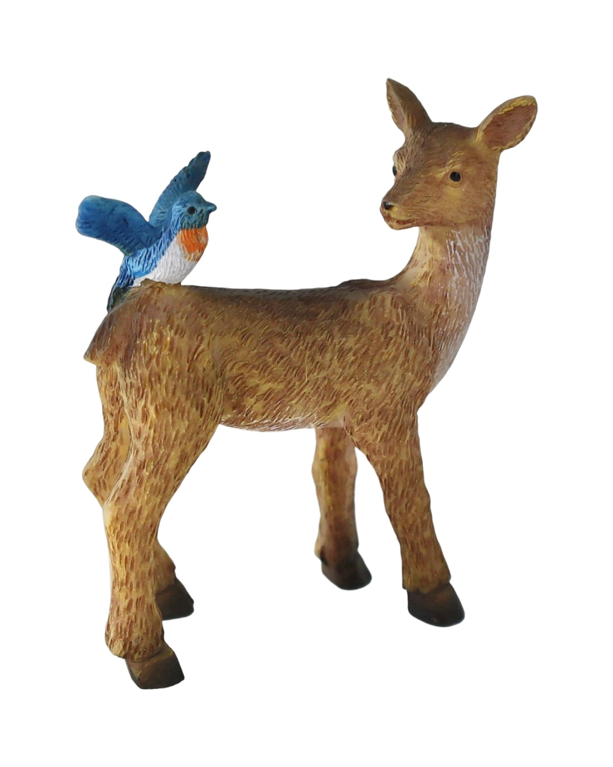 Fairy Deer with Bluebird - Outdoor Living