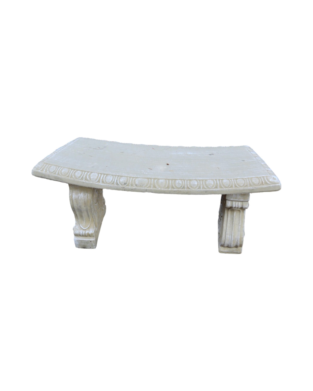 Curved Sculpted Bench - Outdoor Living