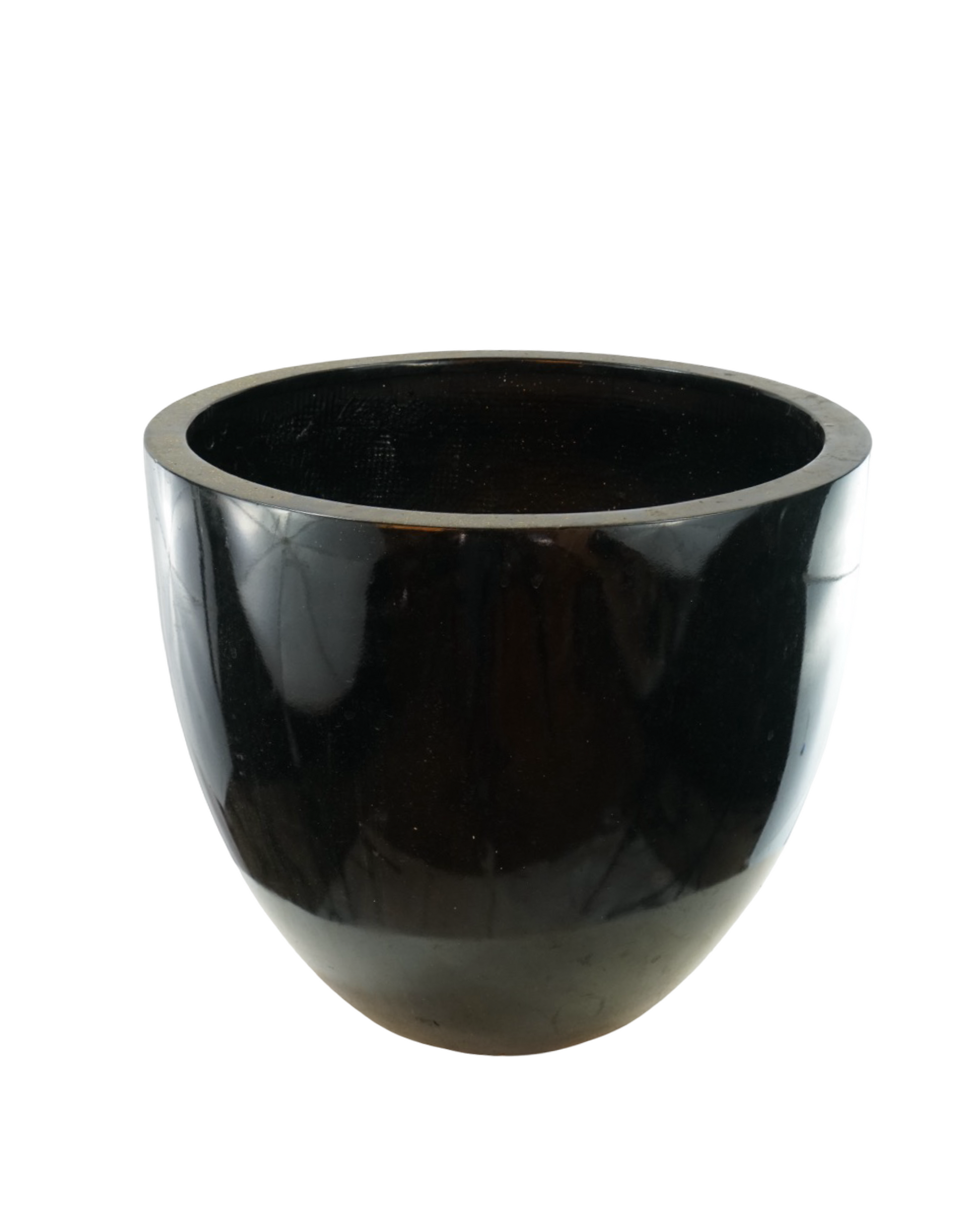 Lightweight Fiber Pot Black - Pottery