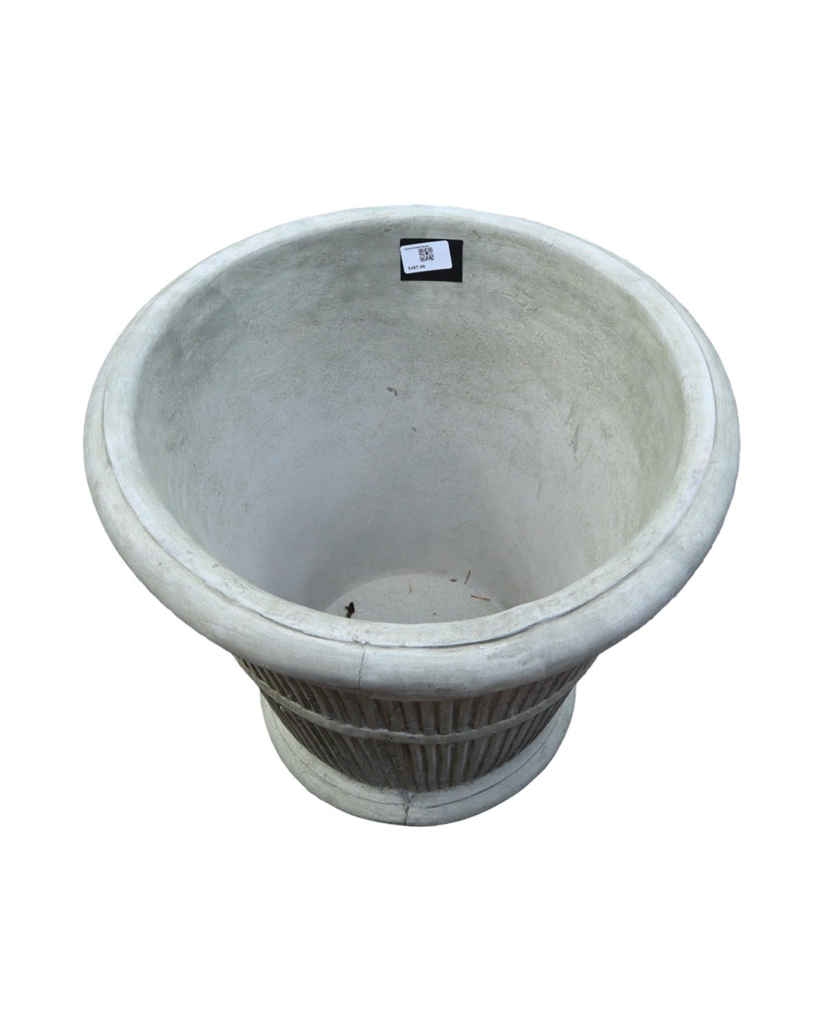 Round Pleated Planter - Pottery