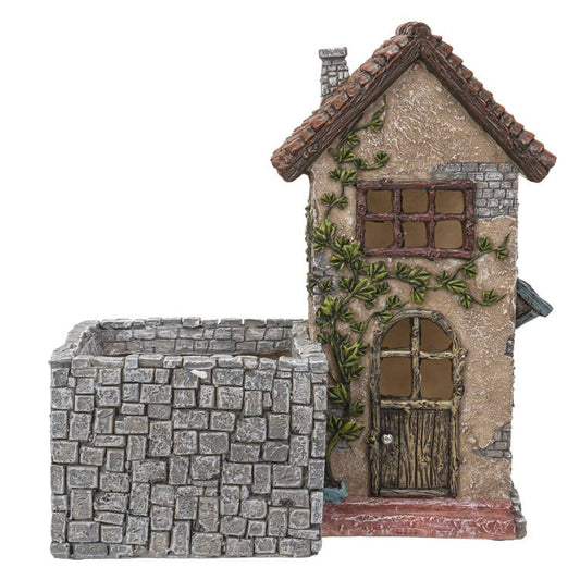 Fairy Tower Garden House Planter w/ LED - The Garden Corner