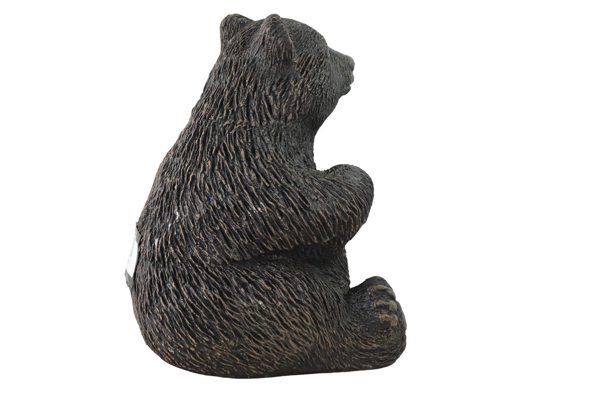 Concrete Brown Bear Cub - Outdoor Living