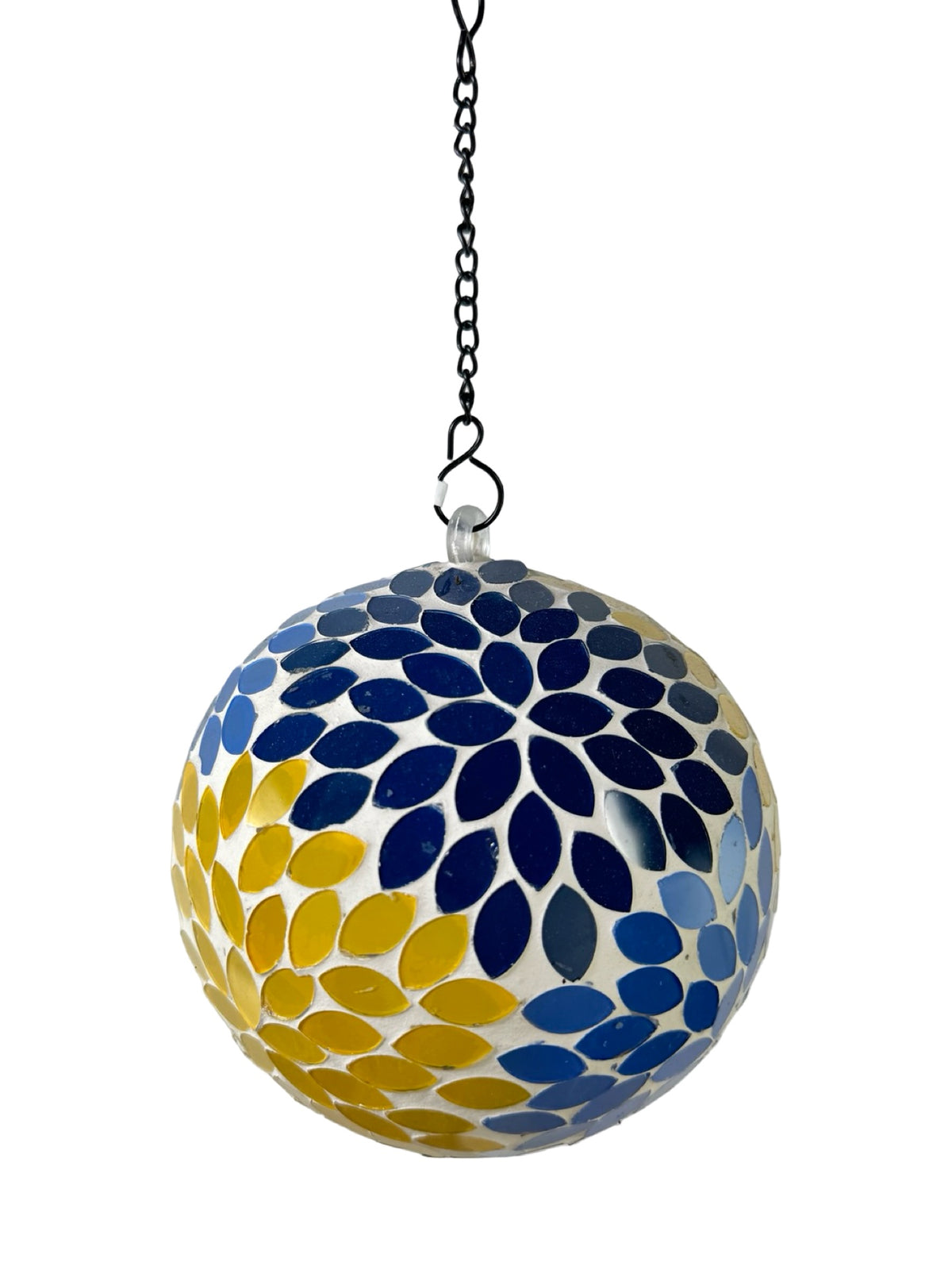 Hanging Mosaic Ball Assorted Colors - Outdoor Living