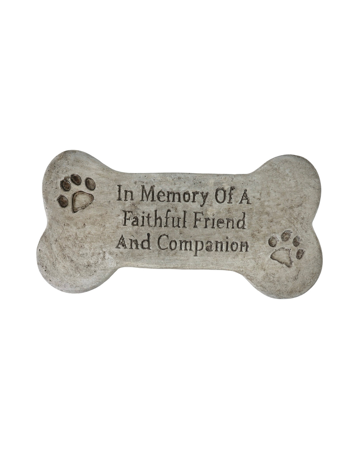 Concrete Memorial Dog Bone - Outdoor Living